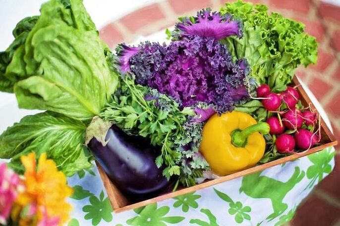 Vegetables and herbs treat prostatitis